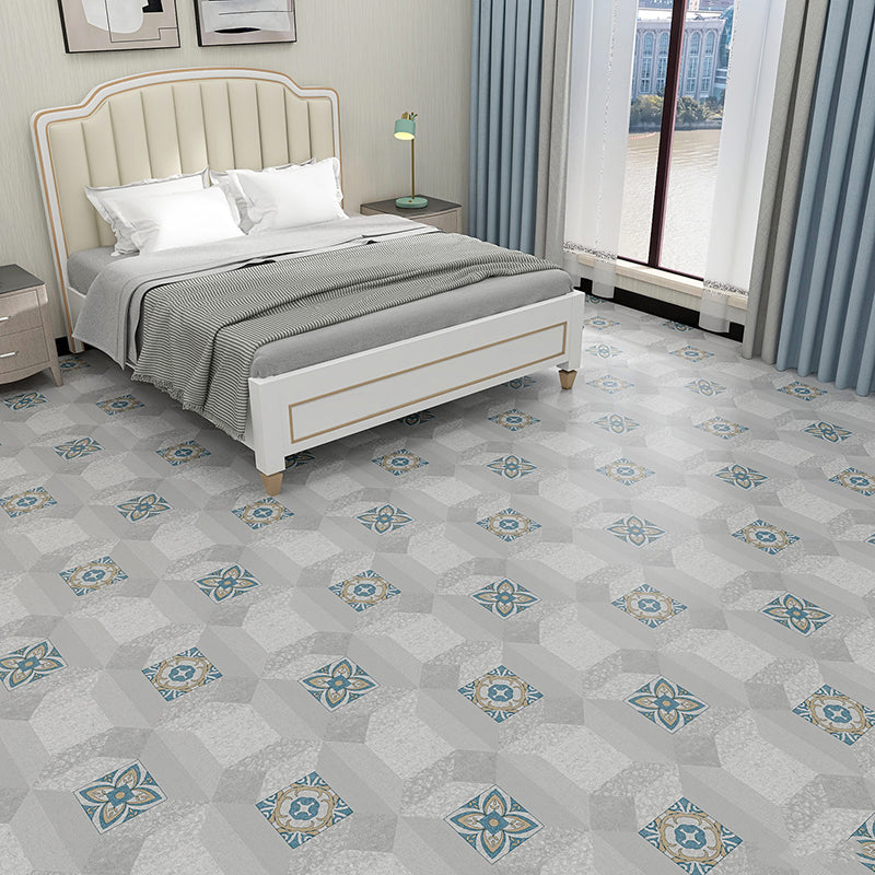 Fabric Look Plastic Floor Water Resistant Square Edge Floor Tiles