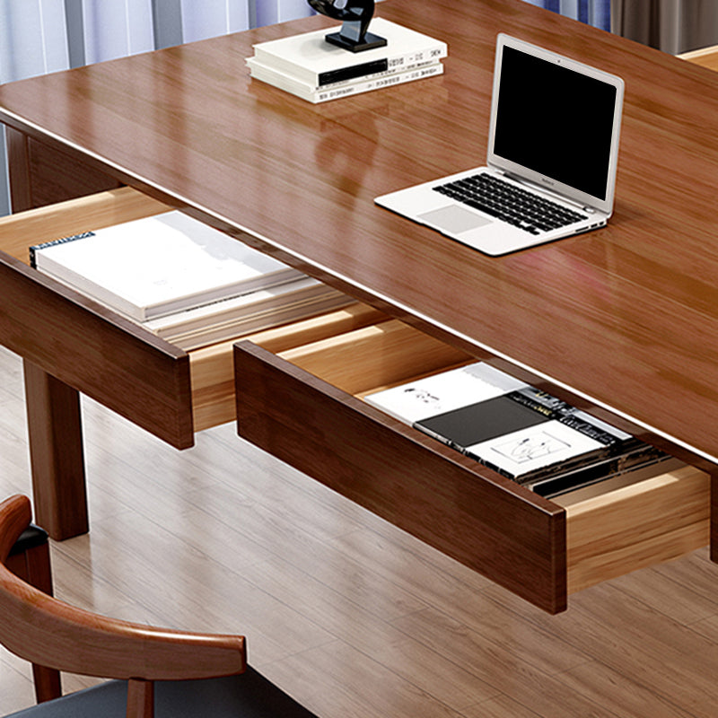 Rectangle Wooden Writing Desk Modern Style Computer Desk for Home