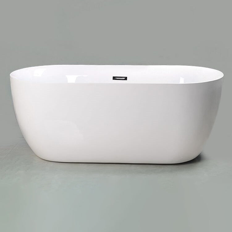 Antique Finish Soaking Bath Oval Stand Alone Modern Bath Tub