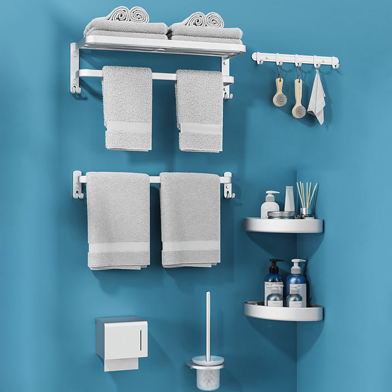 Minimalism Bathroom Hardware Set Stainless Steel Robe Hooks/Towel Bar & Bath Shelf