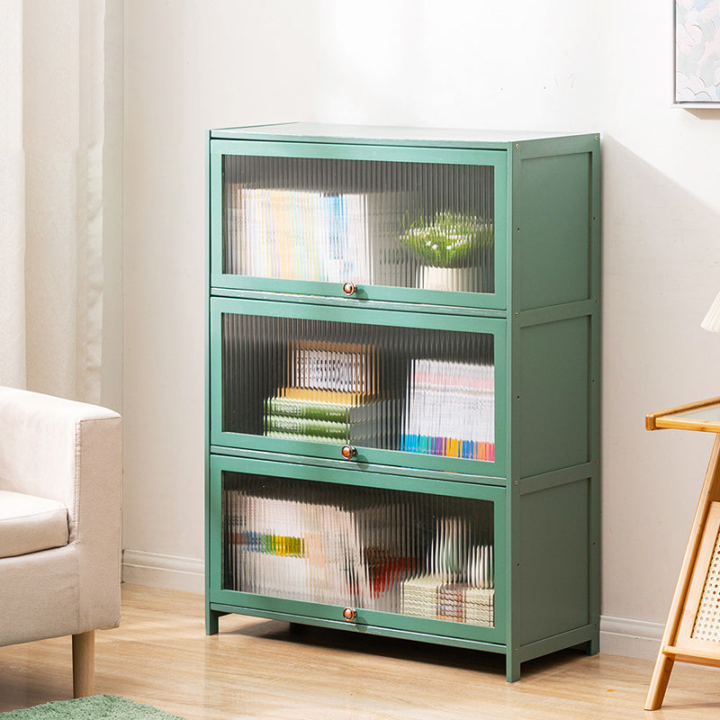 Rectangular Green Cabinet, Modern Standard Accent Cabinet in Green