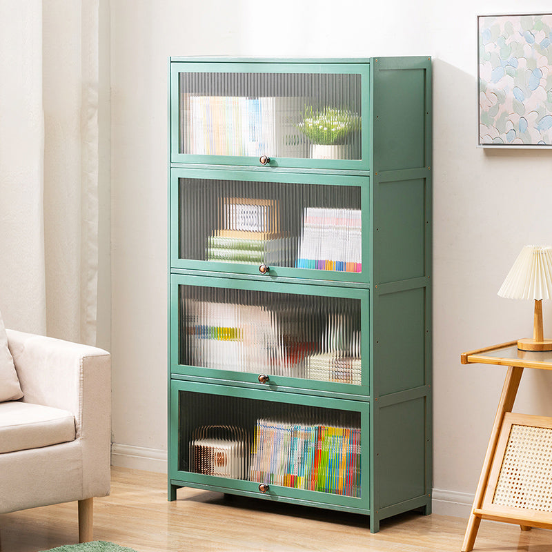 Rectangular Green Cabinet, Modern Standard Accent Cabinet in Green