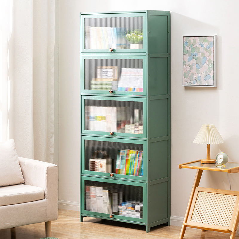 Rectangular Green Cabinet, Modern Standard Accent Cabinet in Green