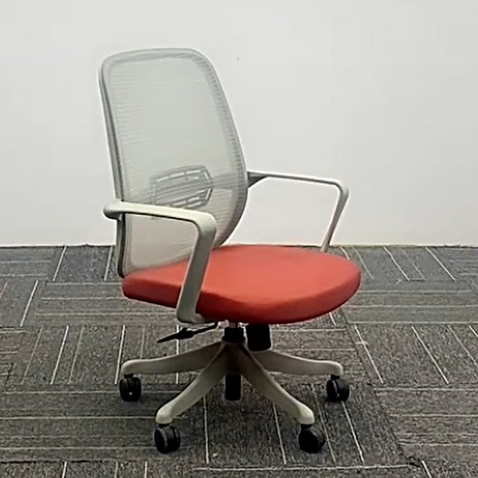 Contemporary Arms Included Conference Chair Height Adjustable Desk Chair for Office