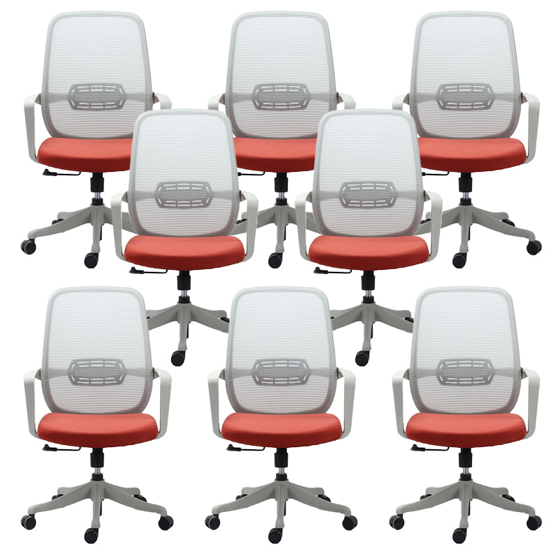 Contemporary Arms Included Conference Chair Height Adjustable Desk Chair for Office