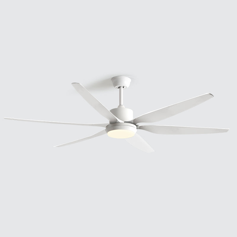 Simple Style LED Ceiling Fan 6-Blade Fan Lighting for Dining Room