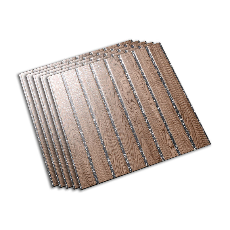 Outdoor Deck Tiles Wooden Stripe Composite Snapping Deck Tiles