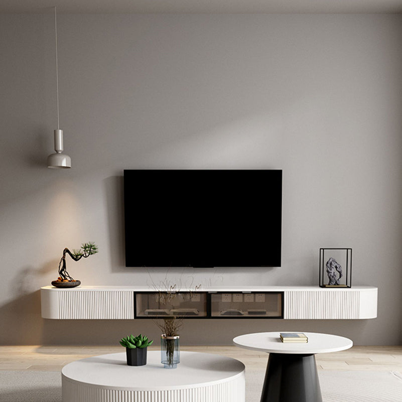 Modern TV Stand Console Stone TV Media Console for Living Room