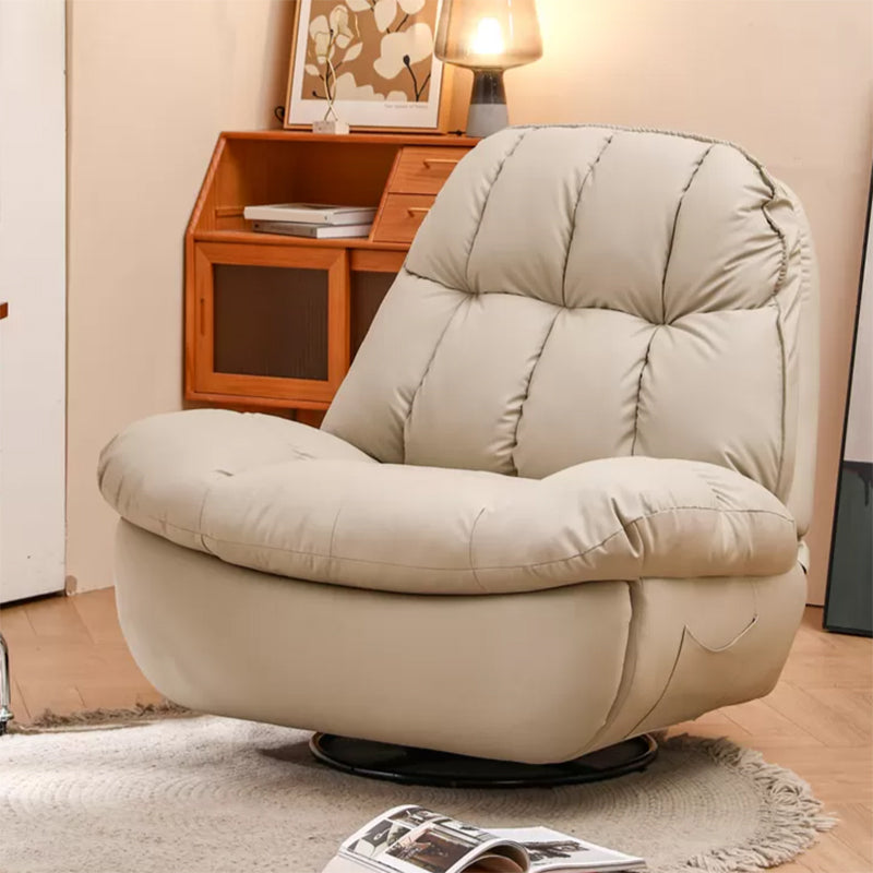 Contemporary Manual Recliner 44" Wide Recliners with Storage