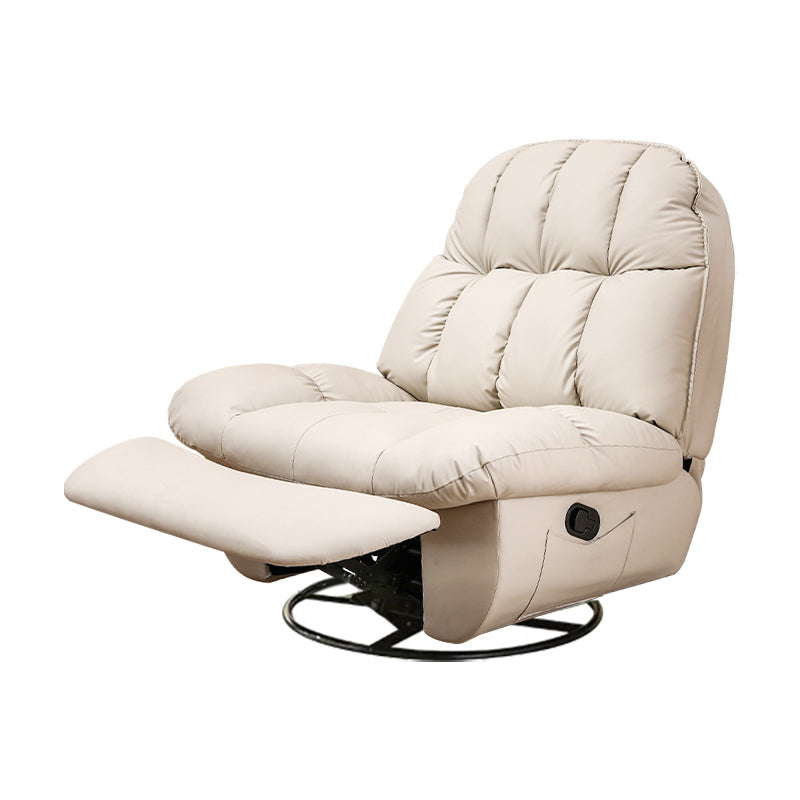 Contemporary Manual Recliner 44" Wide Recliners with Storage