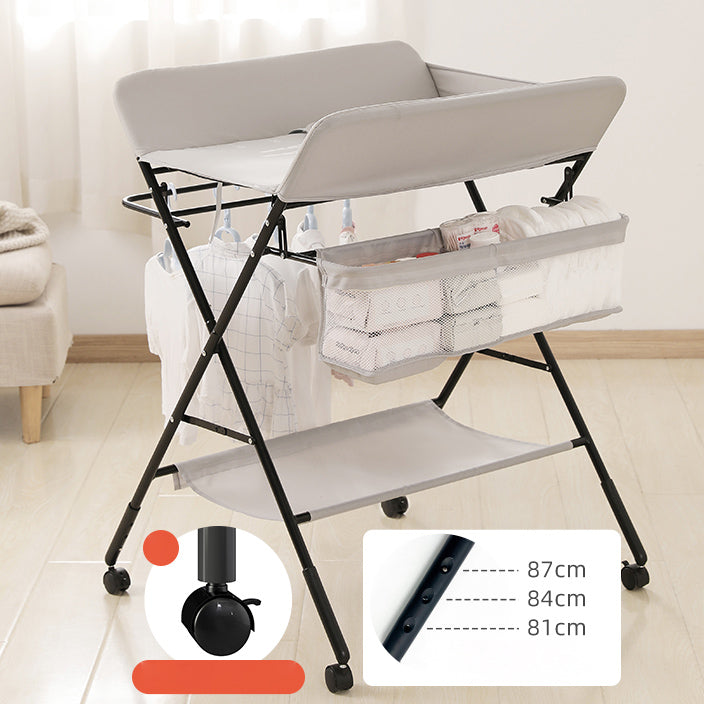 Metal Baby Changing Table Folding and Portable Changing Table