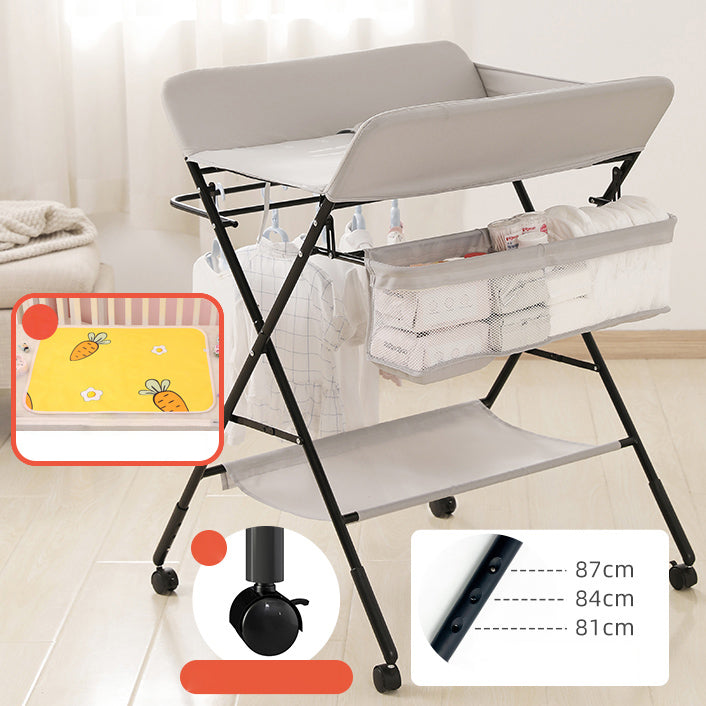 Metal Baby Changing Table Folding and Portable Changing Table