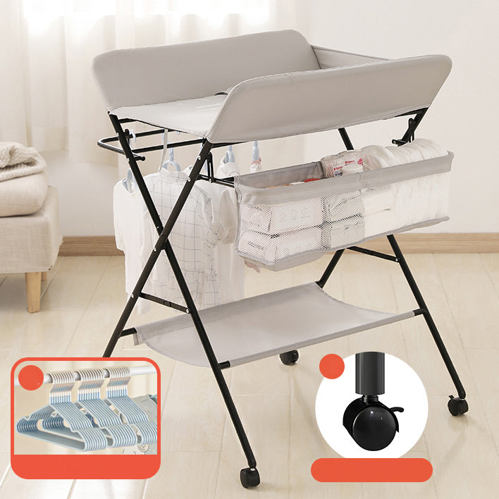 Metal Baby Changing Table Folding and Portable Changing Table