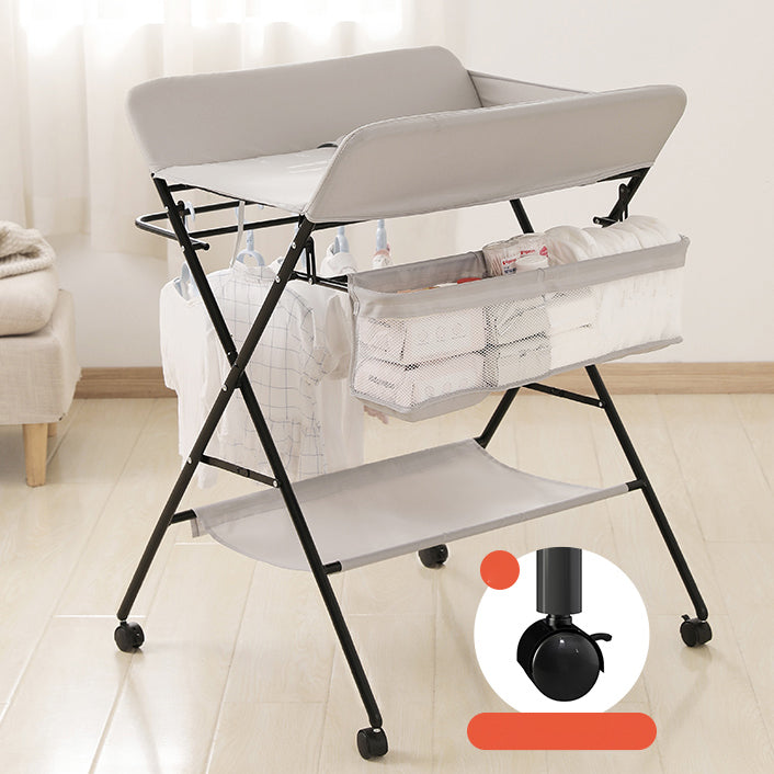 Metal Baby Changing Table Folding and Portable Changing Table