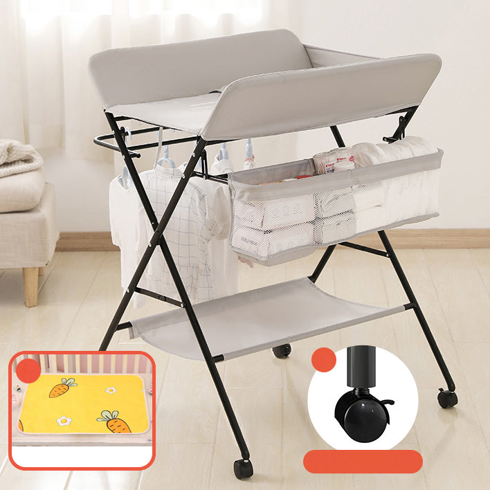 Metal Baby Changing Table Folding and Portable Changing Table