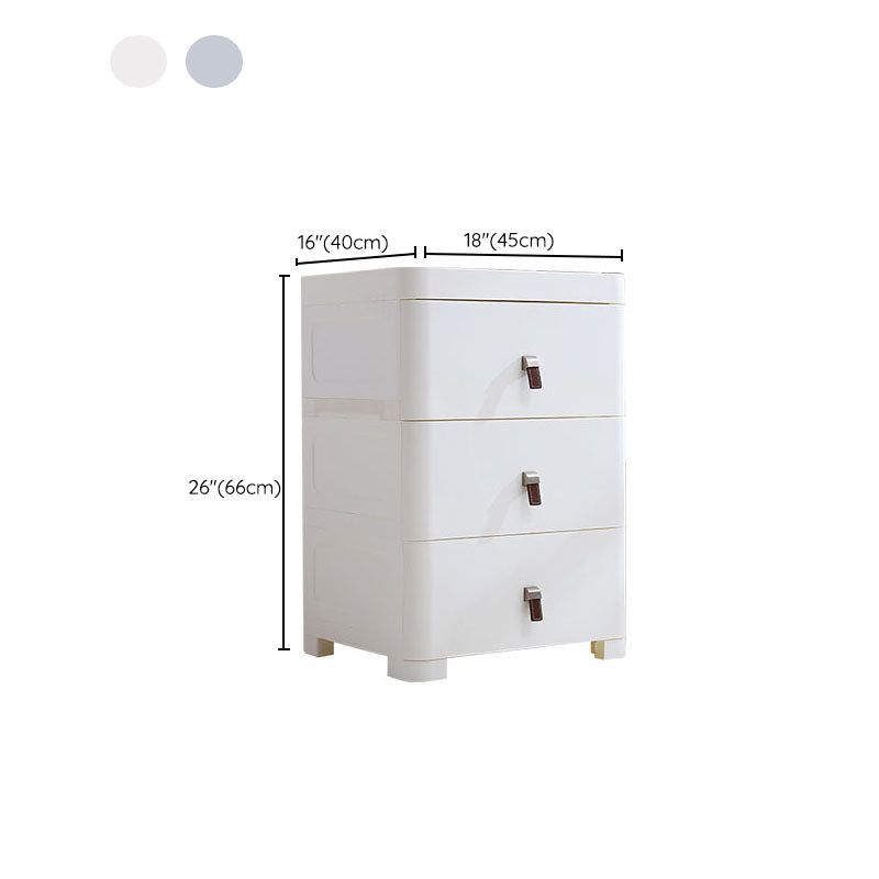 Contemporary Cabinet Plastic Drawers Filing Cabinet for Home and Office