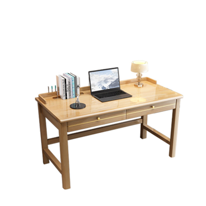 Home Writing Desk Solid Wood Kids Desk 23.6"W Desk with Drawer