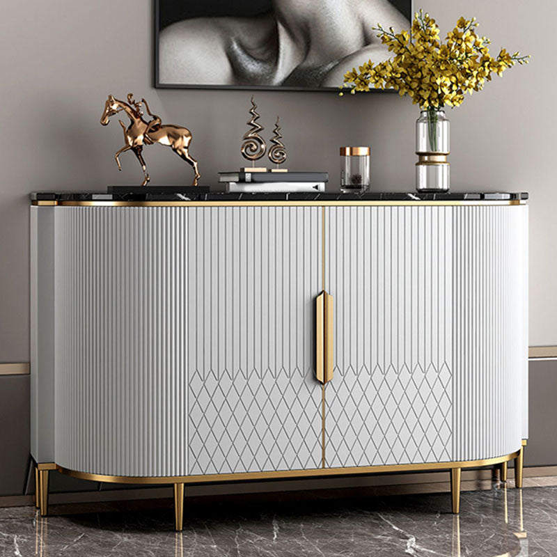 Contemporary Style Engineered Wood Buffet Sideboard Dining Room Credenza