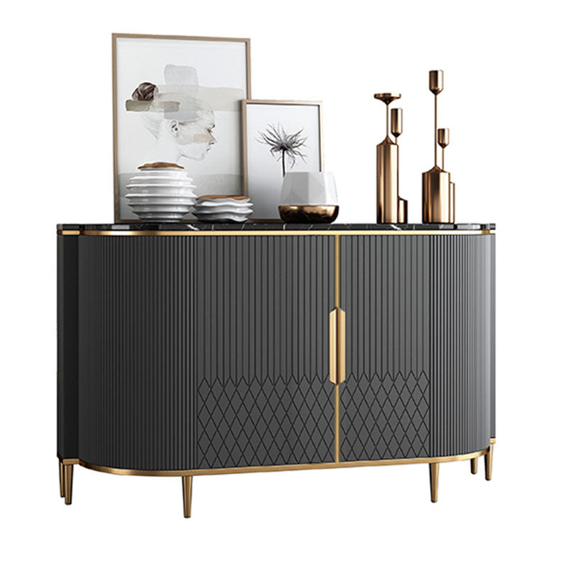 Contemporary Style Engineered Wood Buffet Sideboard Dining Room Credenza