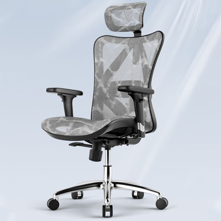 Contemporary Arms Included Task Chair Height Adjustable Desk Chair for Office