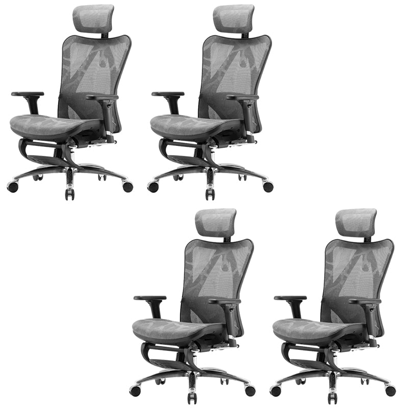 Contemporary Arms Included Task Chair Height Adjustable Desk Chair for Office