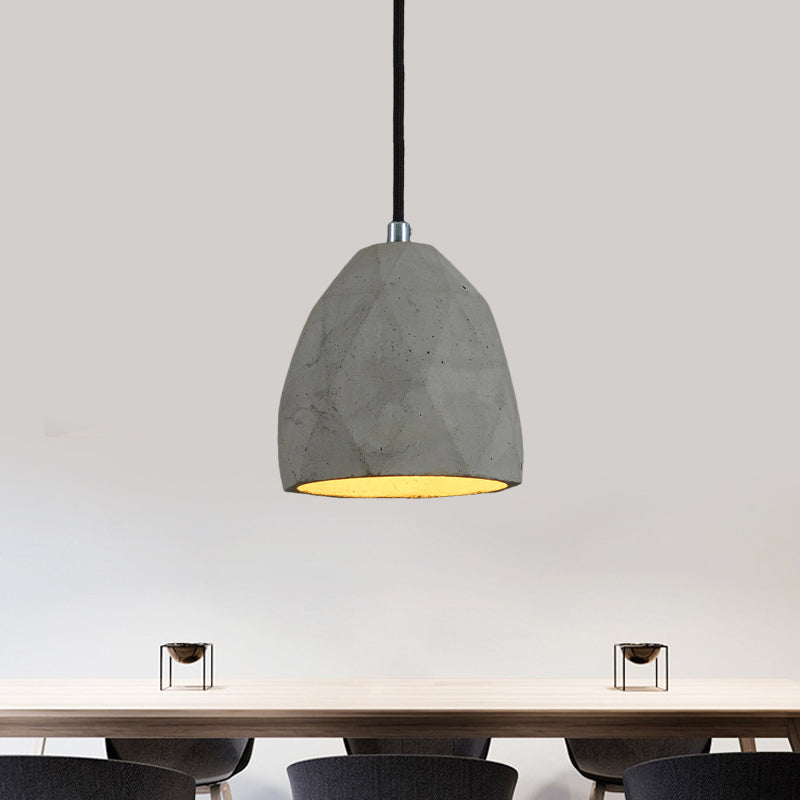 1-Bulb Ciment Pendant Lighting