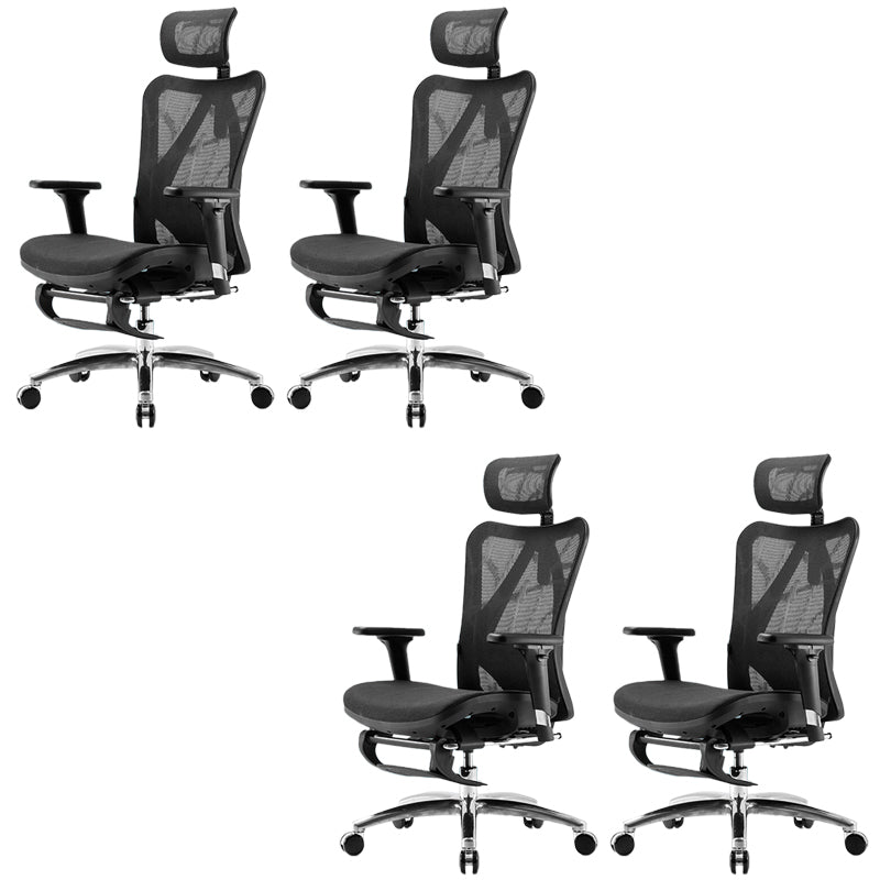 Contemporary Arms Included Task Chair Height Adjustable Desk Chair for Office