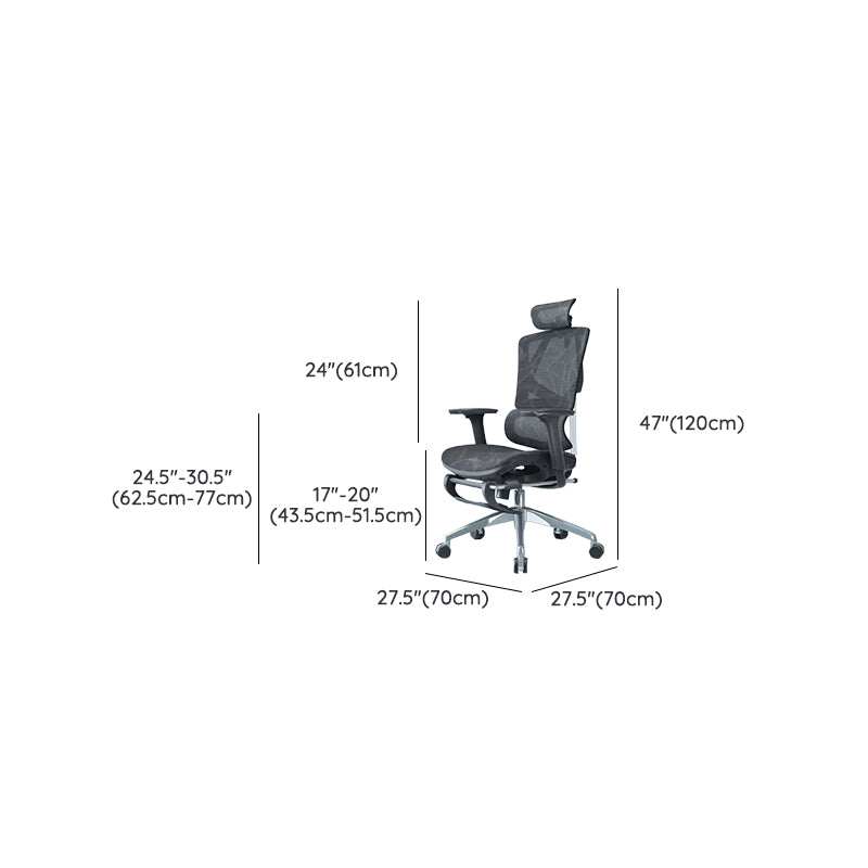 Contemporary Mesh Task Chair Wheels Included Desk Chair for Office