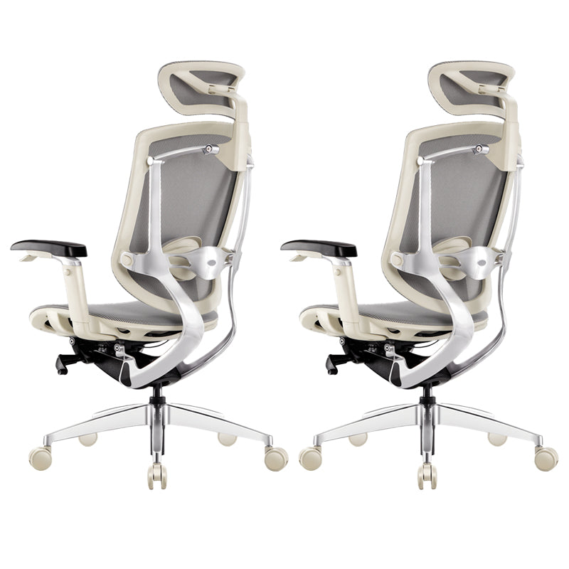 Modern Office Chair Adjustable Seat Height Removable Arms Chair with Wheels