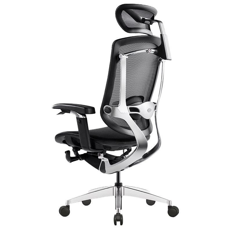 Modern Office Chair Adjustable Seat Height Removable Arms Chair with Wheels