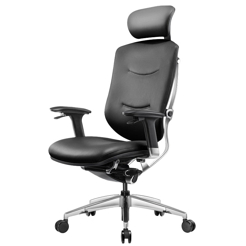 Modern Office Chair Adjustable Seat Height Removable Arms Chair with Wheels