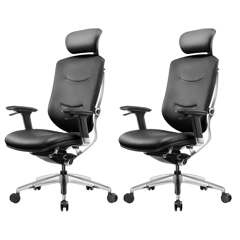 Modern Office Chair Adjustable Seat Height Removable Arms Chair with Wheels