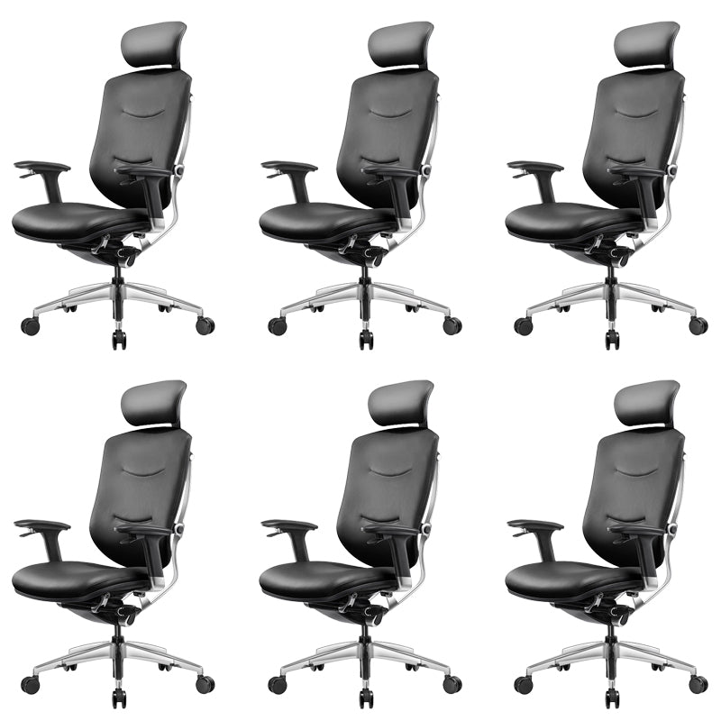 Modern Office Chair Adjustable Seat Height Removable Arms Chair with Wheels