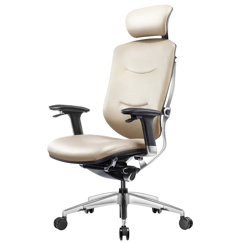 Modern Office Chair Adjustable Seat Height Removable Arms Chair with Wheels