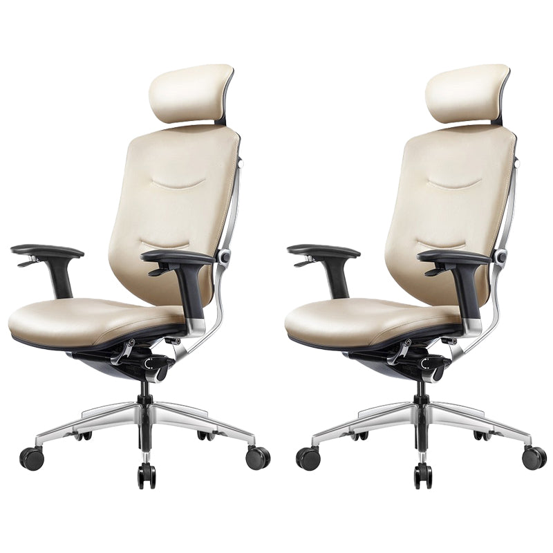 Modern Office Chair Adjustable Seat Height Removable Arms Chair with Wheels