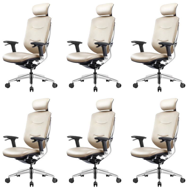 Modern Office Chair Adjustable Seat Height Removable Arms Chair with Wheels