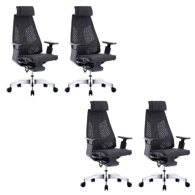 Modern Office Chair Adjustable Seat Height Arms Included Swivel Chair with Wheels