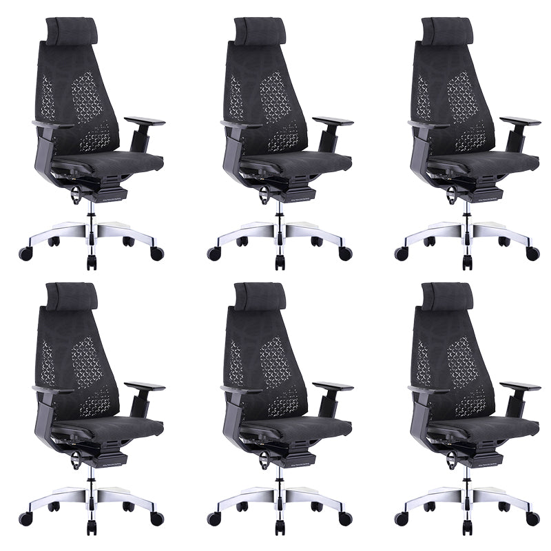 Modern Office Chair Adjustable Seat Height Arms Included Swivel Chair with Wheels