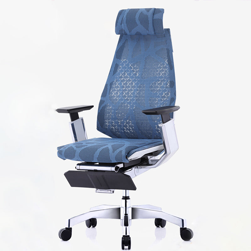 Modern Office Chair Adjustable Seat Height Arms Included Swivel Chair with Wheels