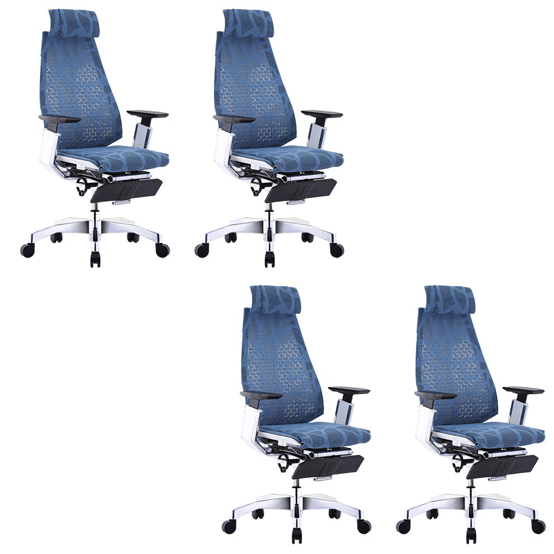 Modern Office Chair Adjustable Seat Height Arms Included Swivel Chair with Wheels