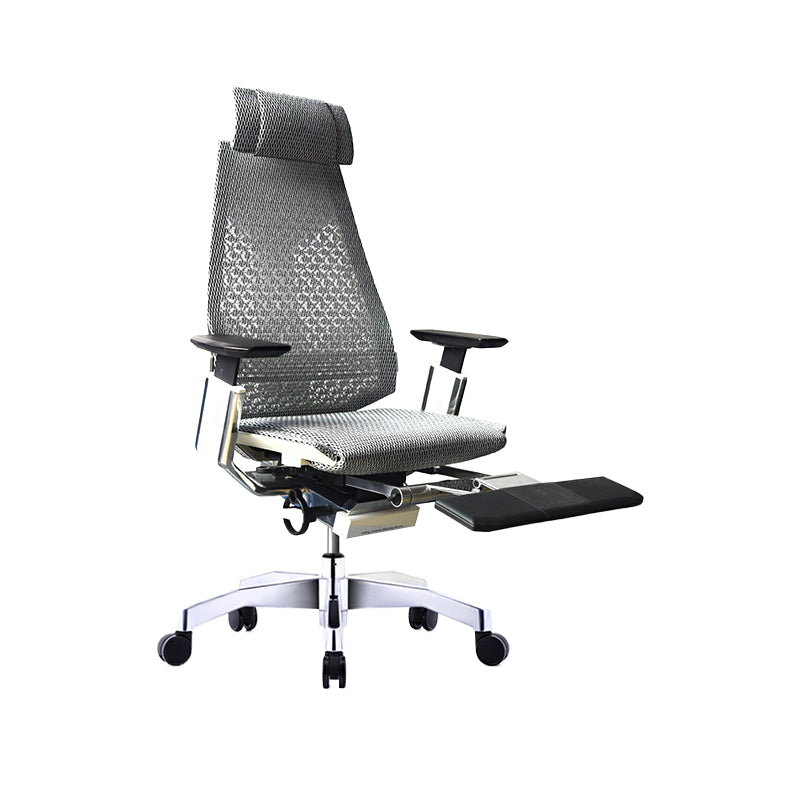 Modern Office Chair Adjustable Seat Height Arms Included Swivel Chair with Wheels