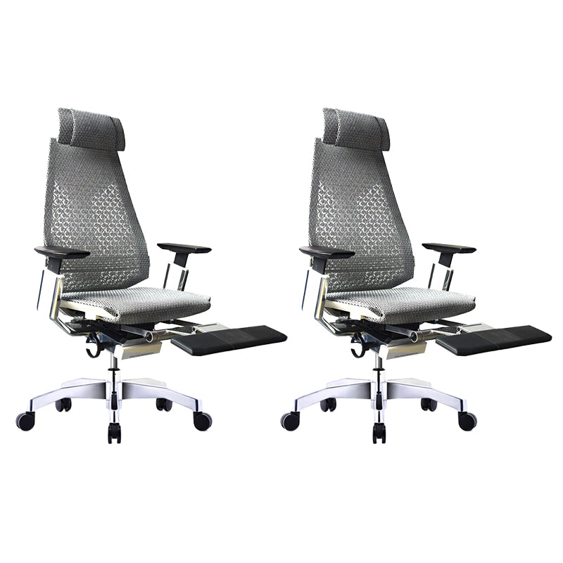 Modern Office Chair Adjustable Seat Height Arms Included Swivel Chair with Wheels