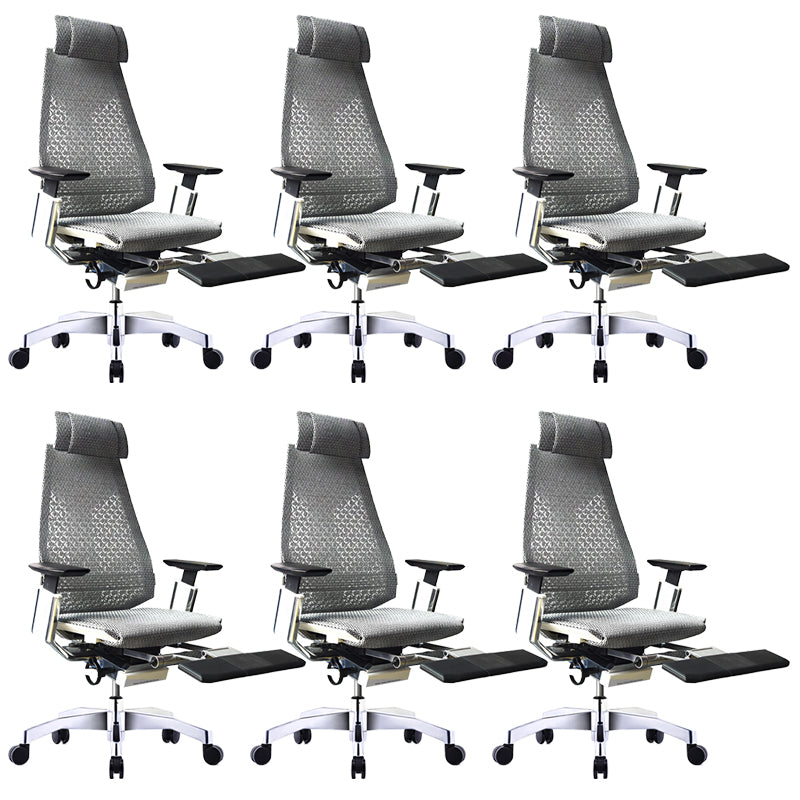 Modern Office Chair Adjustable Seat Height Arms Included Swivel Chair with Wheels