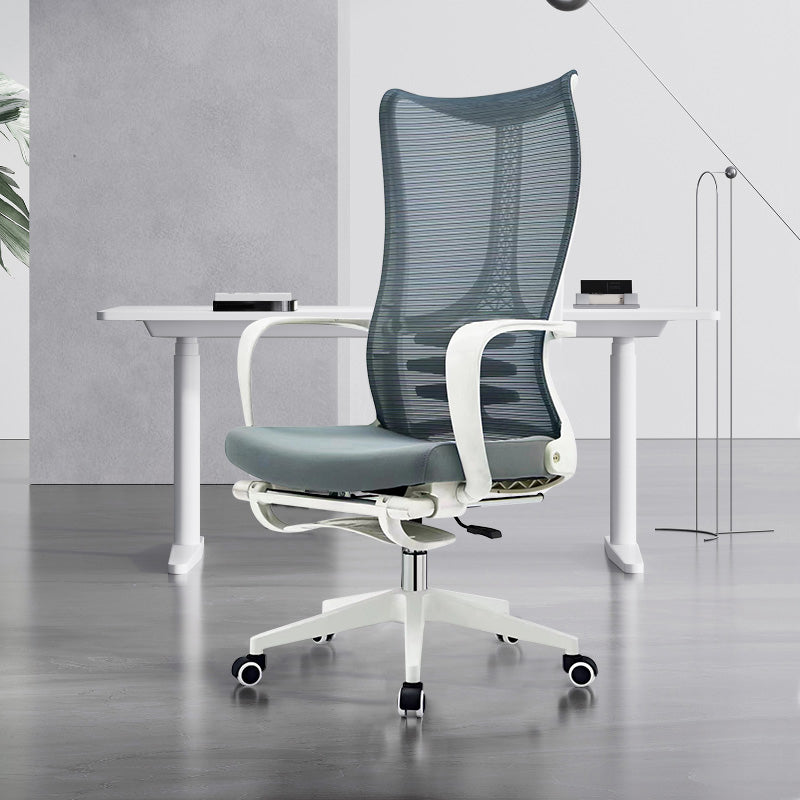 Modern Arm Chair Adjustable Seat Height Desk Chair with Wheels