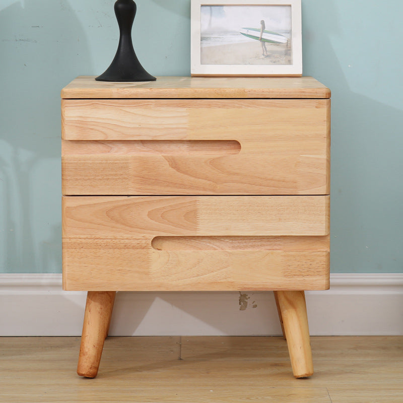 Modern Kids Bedside Table Flat Top Kids Nightstand with Drawers