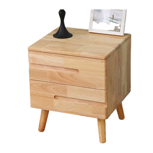 Modern Kids Bedside Table Flat Top Kids Nightstand with Drawers