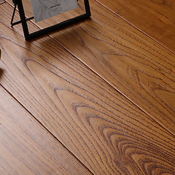 Modern Side Trim Piece Wire Brushed Click-Locking Wood Flooring Tiles