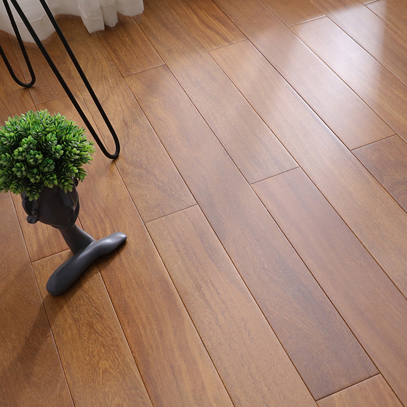 Modern Wood Floor Tile Click-Locking Water Resistant Plank Flooring