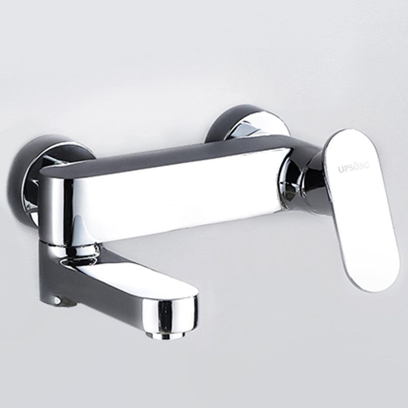 Contemporary Tub Filler Wall Mount Swivel Spout Tub Filler Trim