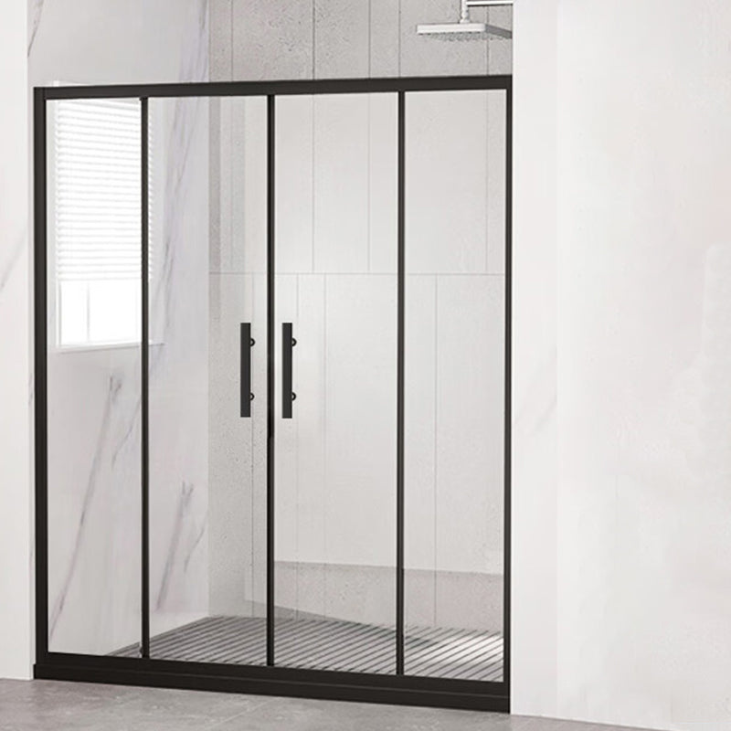 Semi-Frameless Shower Bath Door Single Sliding Shower Doors Tempered